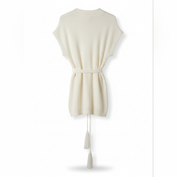 New York & Company White Open-Front Cardigan - Picture 3 of 6